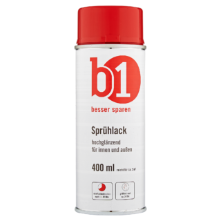 B1 Sprühlack rot glänzend 400 ml