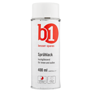 B1 Sprühlack weiß glänzend 400 ml