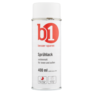 B1 Sprühlack weiß seidenmatt 400 ml