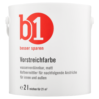 B1 Vorstreichfarbe weiß 2 l