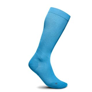 Bauerfeind Ultralight Kompressionssocken High Cut Damen Gr. L 41-43 Blau