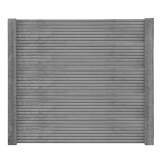 Beckers Betonzaun Betonzaunplatte 'Standard Linear' 200 x 38,5 x 3,5 cm grau