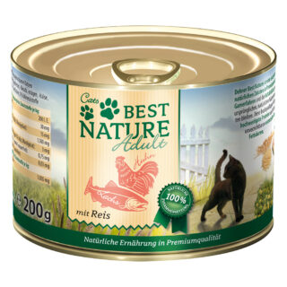 Best Nature Cat Adult 6 x 200 g - Geflügel & Leber