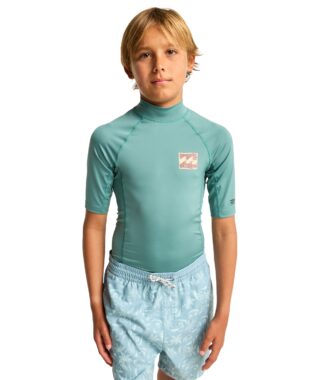 Billabong Strandshirt "RE ISHORT SLEEVEUE SHORT SLEEVE BOY" für Kinder und Jugendliche geeignet, mit Elasthan-Anteil