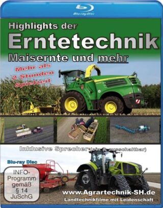 Blu-ray Highlights der Erntetechnik Maisernte und mehr