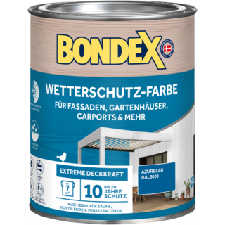 Bondex Wetterschutzfarbe azur 750 ml