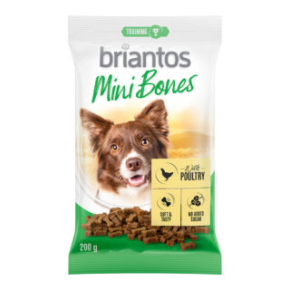 Briantos Mini Bones für Hunde - 2 x 200 g mit Lamm