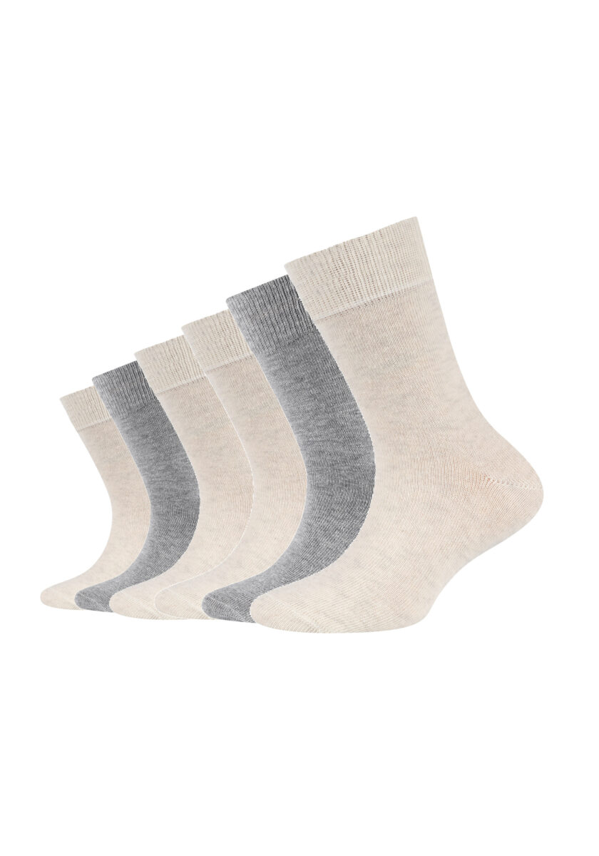 Camano Socken "ca-soft" 6 Paar, mit Komfortbund und gepolsterten Zehen-/Fersenbereich