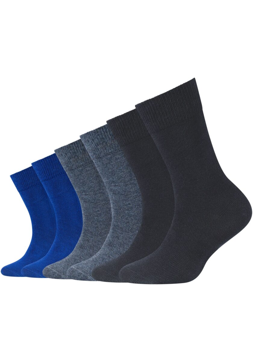 Camano Socken "ca-soft" 6 Paar, mit Komfortbund und gepolsterten Zehen-/Fersenbereich