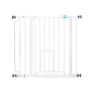 Carlson extrabreites Gitter mit Kleintiertür - 75 - 90 cm breit