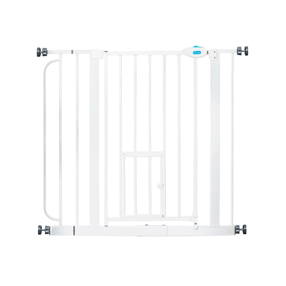 Carlson extrabreites Gitter mit Kleintiertür - 75 - 90 cm breit