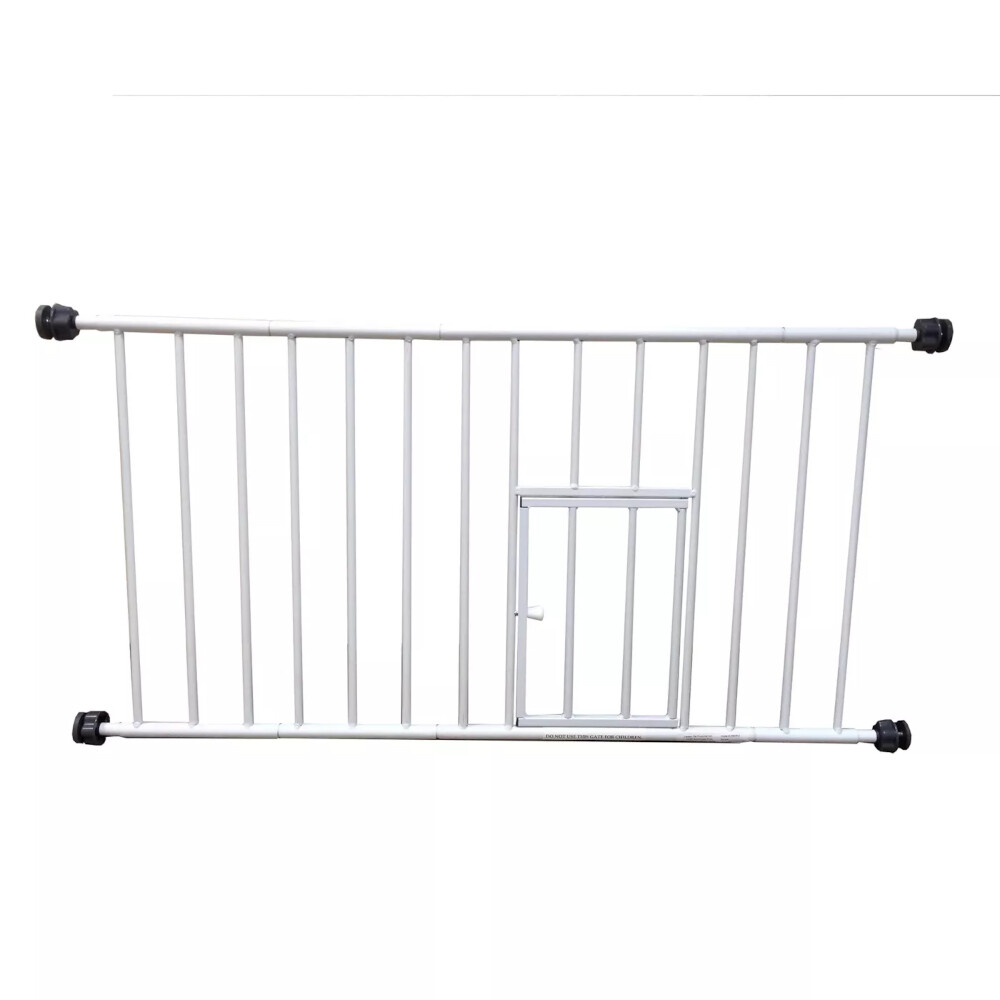 Carlson Mini-Absperrgitter mit Kleintiertür - B 45,7 - 78,74 cm x H 45,7 cm