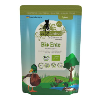 catz finefood Bio 12 x 85 g - No.505 Bio-Ente