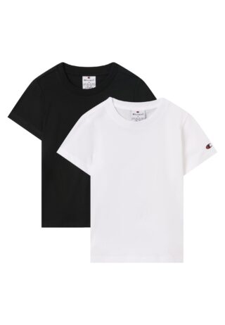 Champion T-Shirt "ICONS 2 pack Crewneck T-Shirt" 2 Stk. Kurzarm, Rundhalsausschnitt, aus Baumwolle