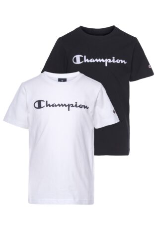 Champion T-Shirt Packung, 2 Stk. mit 2-Stk.-Packung, Kurzarm