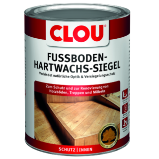 Clou Fußboden-Hartwachs-Siegel transparent 2,5 l