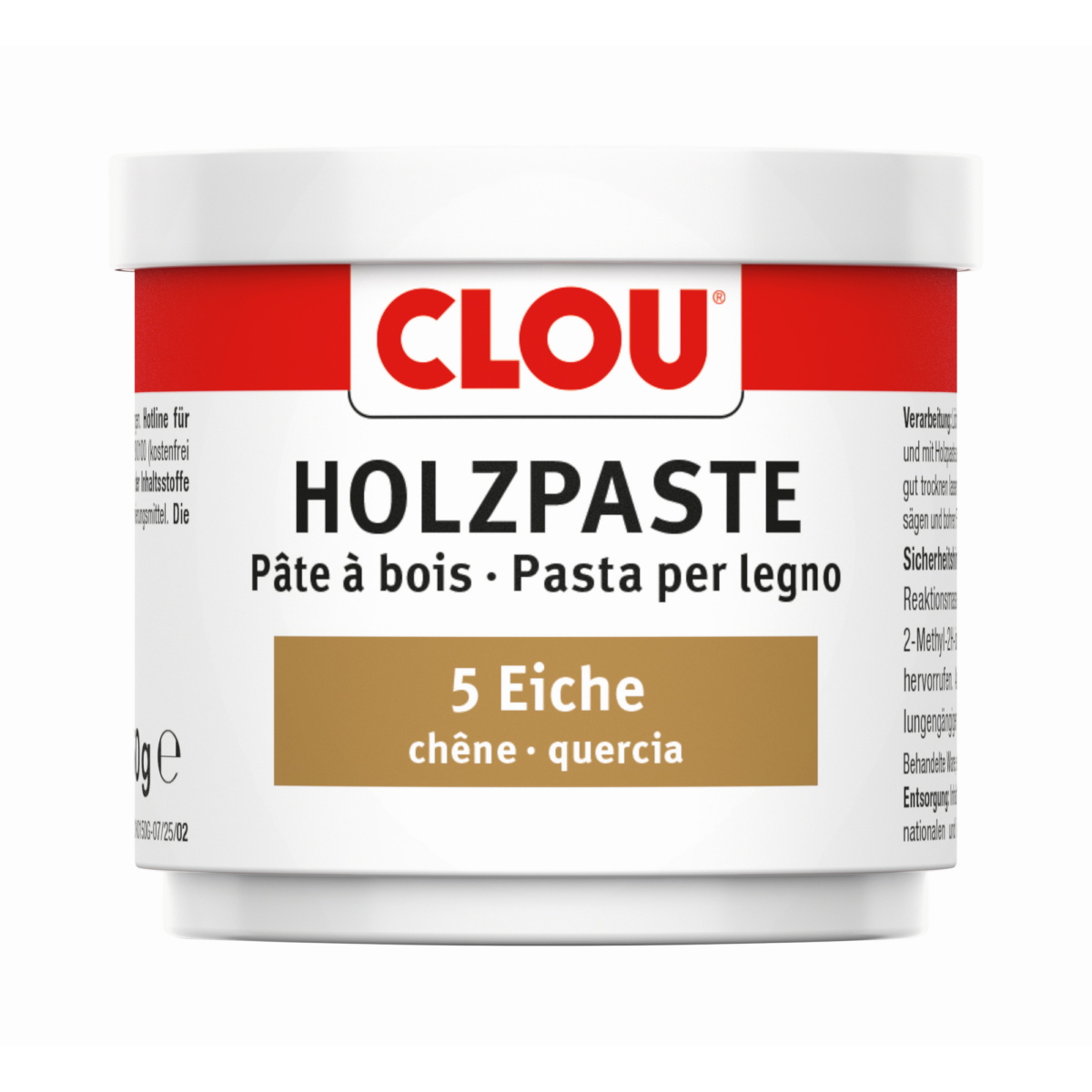Clou Holzpaste eichefarben 150 g