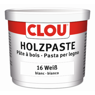 Clou Holzpaste weiß 150 g