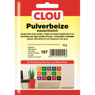 Clou Wasserbeize-Pulver hellgrün 12 g