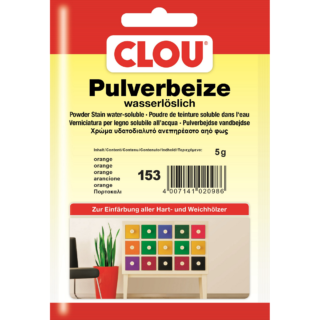 Clou Wasserbeize-Pulver orange 5 g