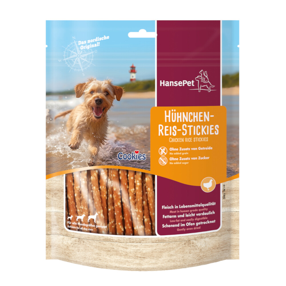 Cookie's Delikatess Hühnchen Reis Stickies - 200 g