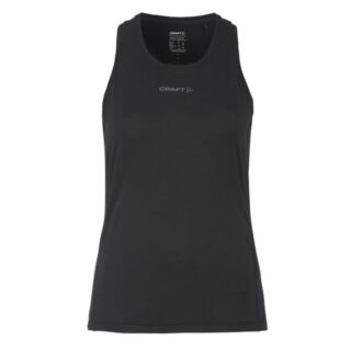 Craft ADV Essence Damen Lauf-Top Schwarz – Bequemer, freier Bewegungslauf-Singlet für optimale Performance