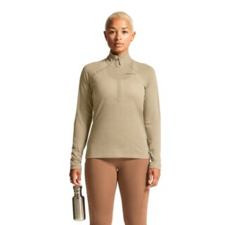 Craft ADV Subz Wool 3 LS Tee Gr. L Beige Damen