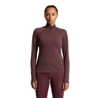 Craft ADV Subz Wool 3 LS Tee Gr. L Lila Damen