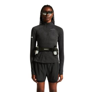 Craft ADV Subz Wool 3 LS Tee Gr. XS Schwarz Damen