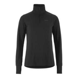 Craft Flow HZ LS Shirt Gr. L Schwarz Damen