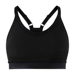 Craft Motion BH Damen Sport-BH XS Schwarz für optimalen Halt beim Laufen und Training