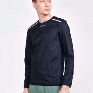 Craft PRO Hypervent LS Wind Top Herren XXL Schwarz - Atmungsaktives Langarmshirt für optimale Performance beim Laufen