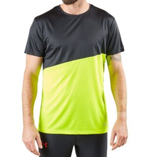Craft Radiate Kurzarm-Shirt für Herren – Flumino/Schwarz, ideal für Laufen und Training, atmungsaktiv & bequem