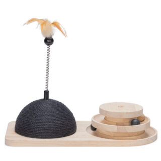 Designed by Lotte Holz-Spielturm & Kratzball Maia - L 50 x B 24,5 x H 38 cm