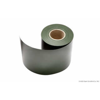 deutsche zauntechnik Sichtschutzstreifen 'A1' moosgrün 19 x 3500 cm Dreierpack