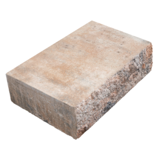 Diephaus Blockstufe 'T-Stair Quarry' muschelkalkfarben 50 x 34,5 x 15 cm