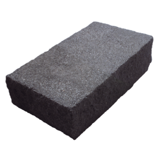 Diephaus Blockstufe 'T-Stair Quarry' schwarz 50 x 34,5 x 15 cm