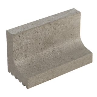 Diephaus Bordstein grau 24 x 40 x 18 x 6 cm