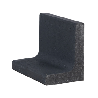 Diephaus L-Stein Beton anthrazit 50 x 40 x 30 x 7 cm