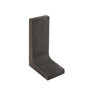 Diephaus L-Stein schmal Beton anthrazit 80 x 25 x 40 x 7 cm