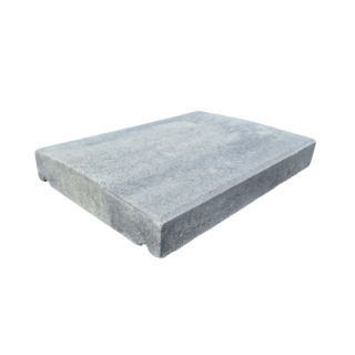 Diephaus Mauerabdeckung 'T-Wall Easy' Beton weiß/schwarz 40 x 20 x 4 cm