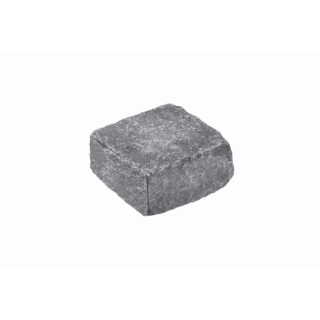 Diephaus Mauerstein 'T-Place Aged' Beton basaltfarben 14 x 14 x 7 cm