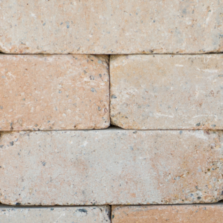 Diephaus Mauerstein 'T-Wall Aged Mini' Beton sandsteinfarben 28 x 21 x 7 cm