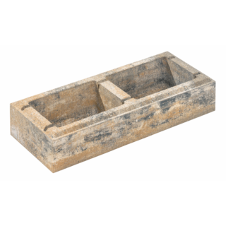 Diephaus Mauerstein 'T-Wall Linear' muschelkalkfarben 60 x 25 x 12,5 cm