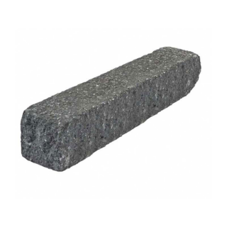 Diephaus Mauerstein 'T-Wall Quarry' Beton schwarz 60 x 12,5 x 12,5 cm