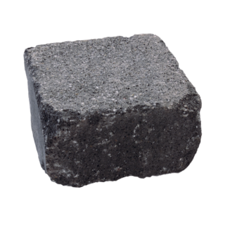 Diephaus Mauerstein 'T-Wall Quarry Big' schwarz 25 x 25 x 15 cm