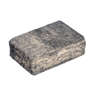 Diephaus Mauerstein 'T-Wall Quarry Long' weiß/schwarz 30 x 20 x 10 cm