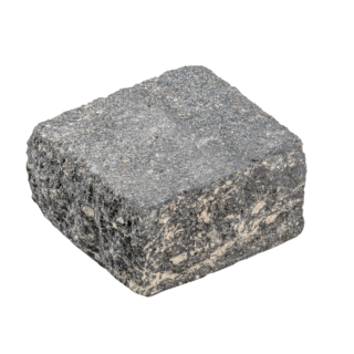 Diephaus Mauerstein 'T-Wall Quarry Maxi' weiß/schwarz 21 x 21 x 12,5 cm