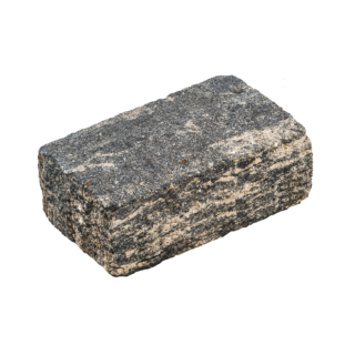 Diephaus Mauerstein 'T-Wall Quarry Middle' weiß/schwarz 35 x 20 x 15 cm