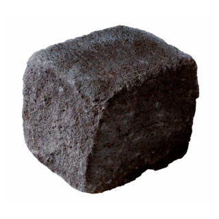 Diephaus Mauerstein 'T-Wall Quarry Mini' schwarz 15 x 16,5 x 15 cm